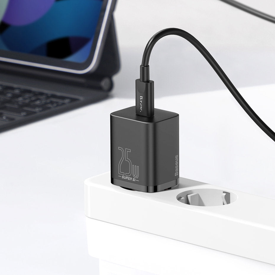 Baseus Super Si 1C szybka ładowarka USB Typ C 25W Power Delivery Quick Charge