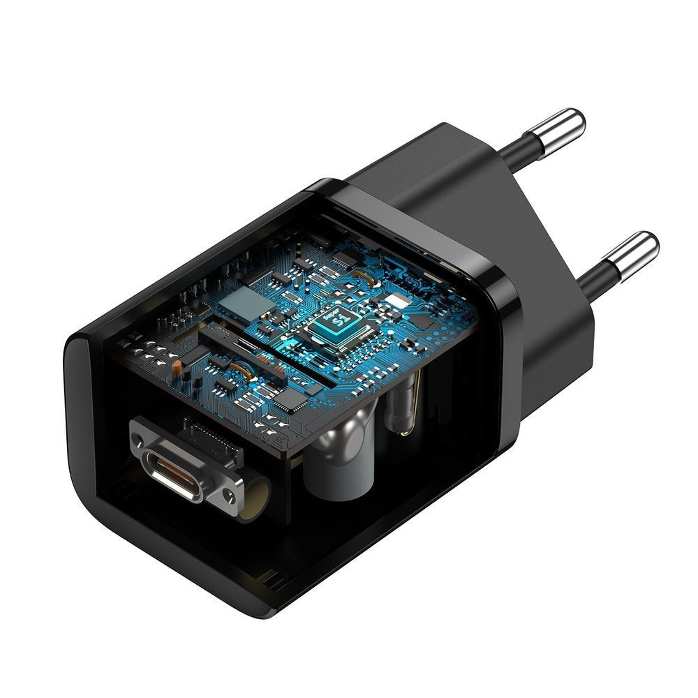 Baseus Super Si szybka ładowarka sieciowa Quick Charge 3.0 Power Delivery 25W 3A + Kabel USB Typ C
