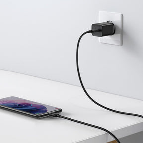 Baseus Super Si szybka ładowarka sieciowa Quick Charge 3.0 Power Delivery 25W 3A + Kabel USB Typ C