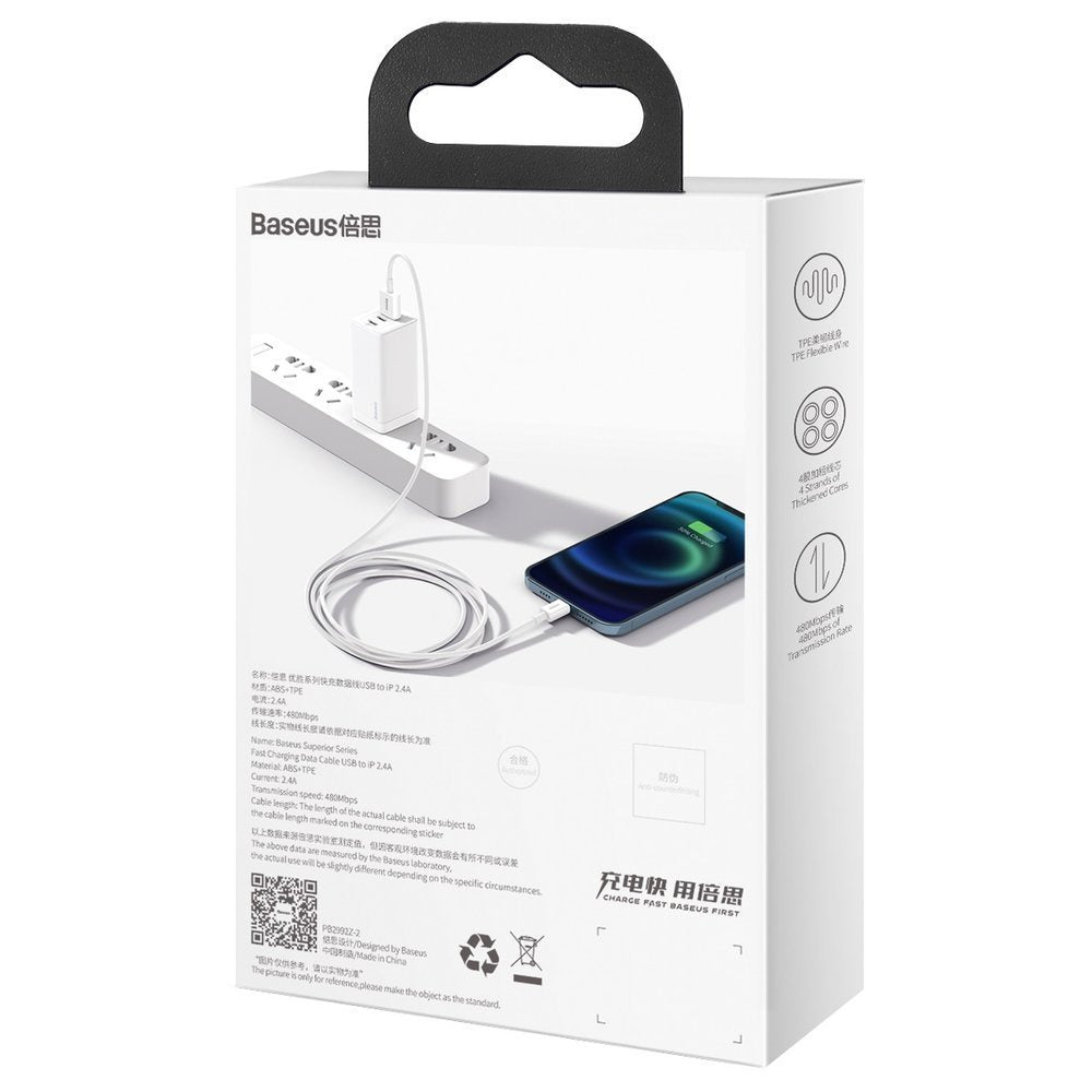 Baseus Superior Kabel USB-Lightning 2,4A 2 m
