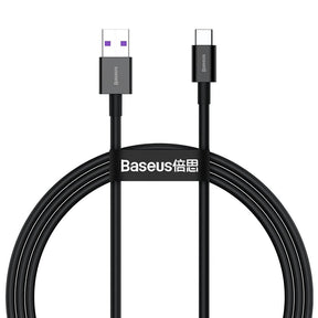 Baseus Superior kabel USB - USB Typ C 66 W Huawei SuperCharge SCP 1 m