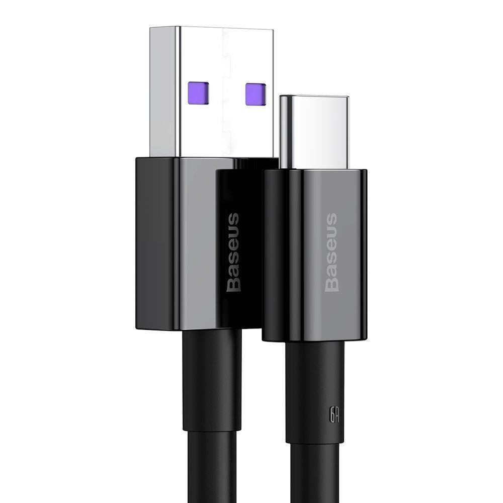 Baseus Superior kabel USB - USB Typ C 66 W Huawei SuperCharge SCP 1 m
