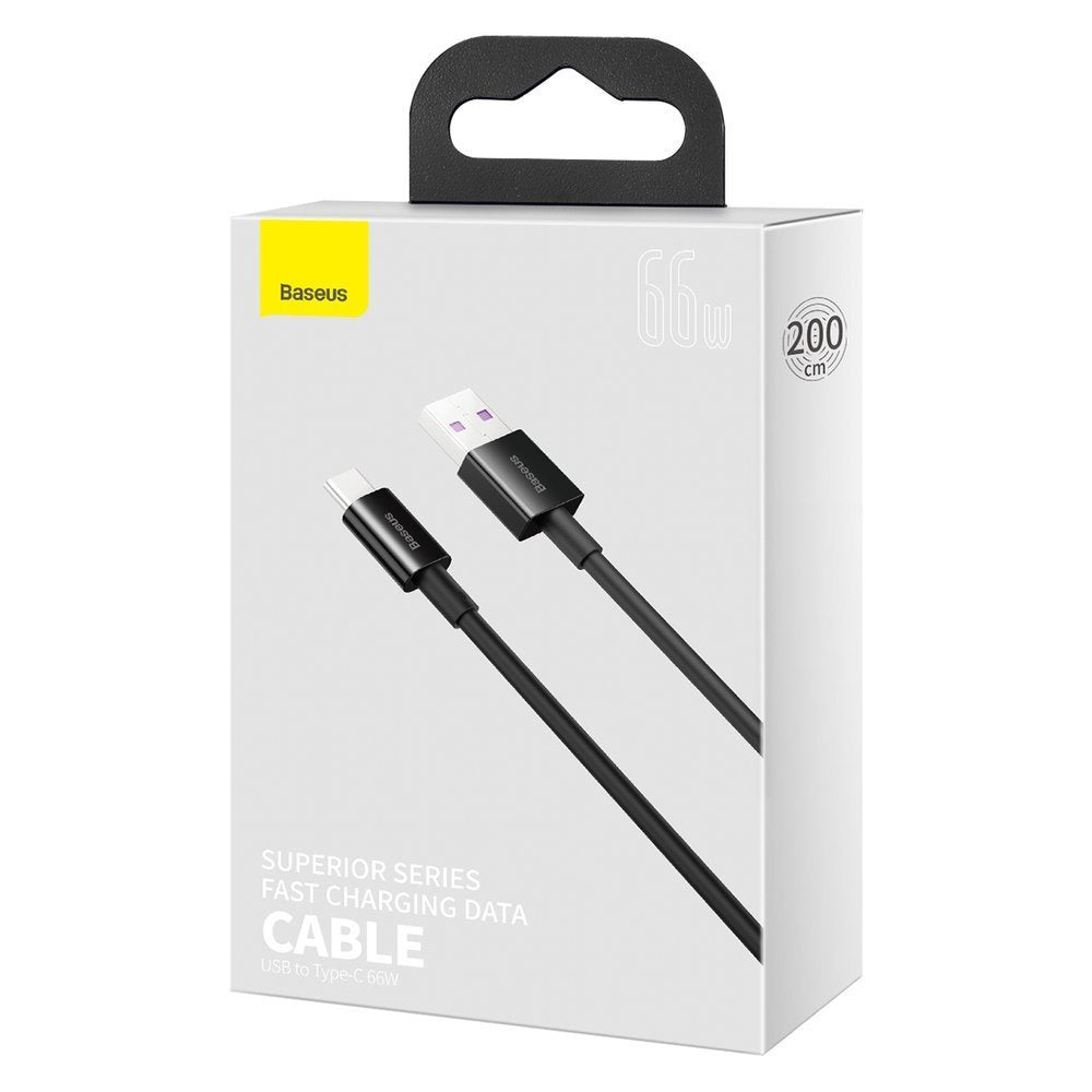 Baseus Superior kabel USB - USB Typ C 66 W Huawei SuperCharge SCP 2 m