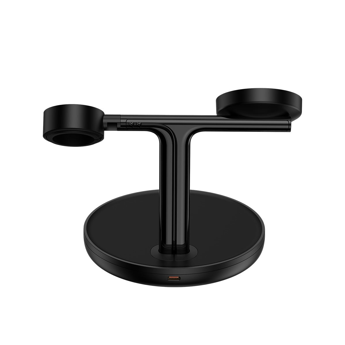 Baseus Swan ładowarka indukcyjna MagSafe stojak do iPhone, Apple Watch, AirPods + kabel USB-C 1m