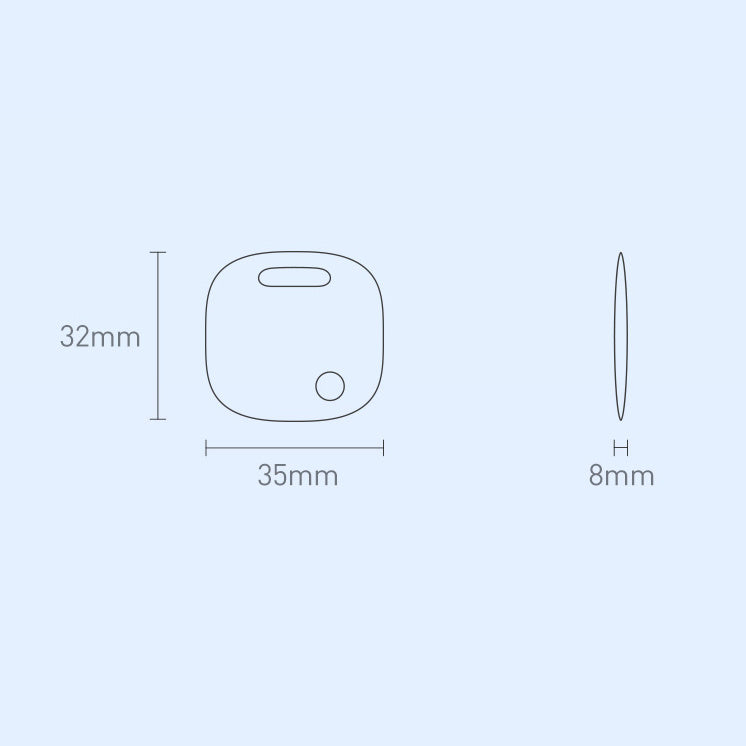 Baseus T2 Pro inteligentny lokalizator GPS do kluczy torebki dla dziecka
