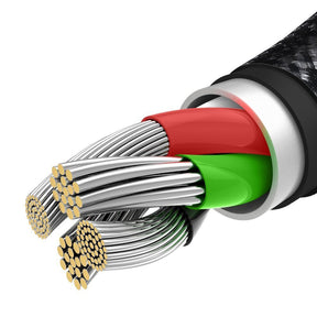 Baseus Tungsten 3w1 kabel USB - USB Typ C / Lightning / micro USB 3,5 A 1,5 m