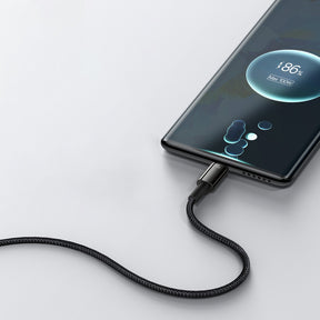 Baseus Tungsten Gold kabel USB-A - USB-C 480Mb/s 100W 1m