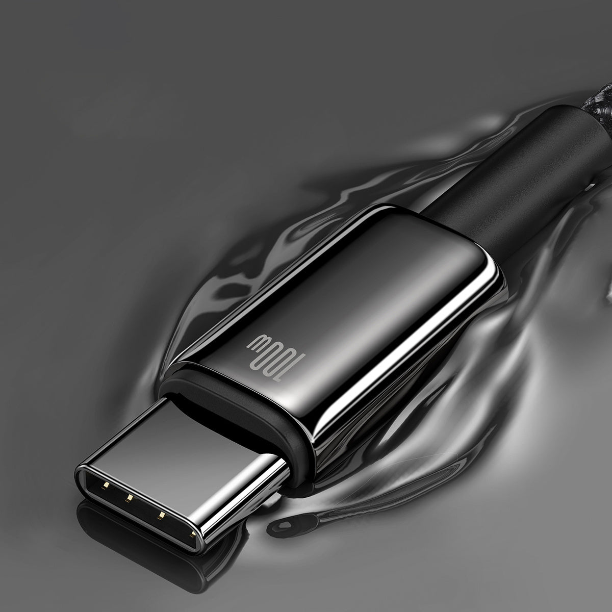 Baseus Tungsten Gold kabel USB-A - USB-C 480Mb/s 100W 1m