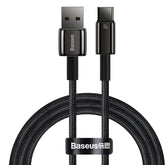 Baseus Tungsten Gold kabel USB-A - USB-C 480Mb/s 100W 1m