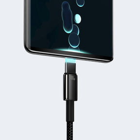 Baseus Tungsten Gold kabel USB-A - USB-C 480Mb/s 100W 1m