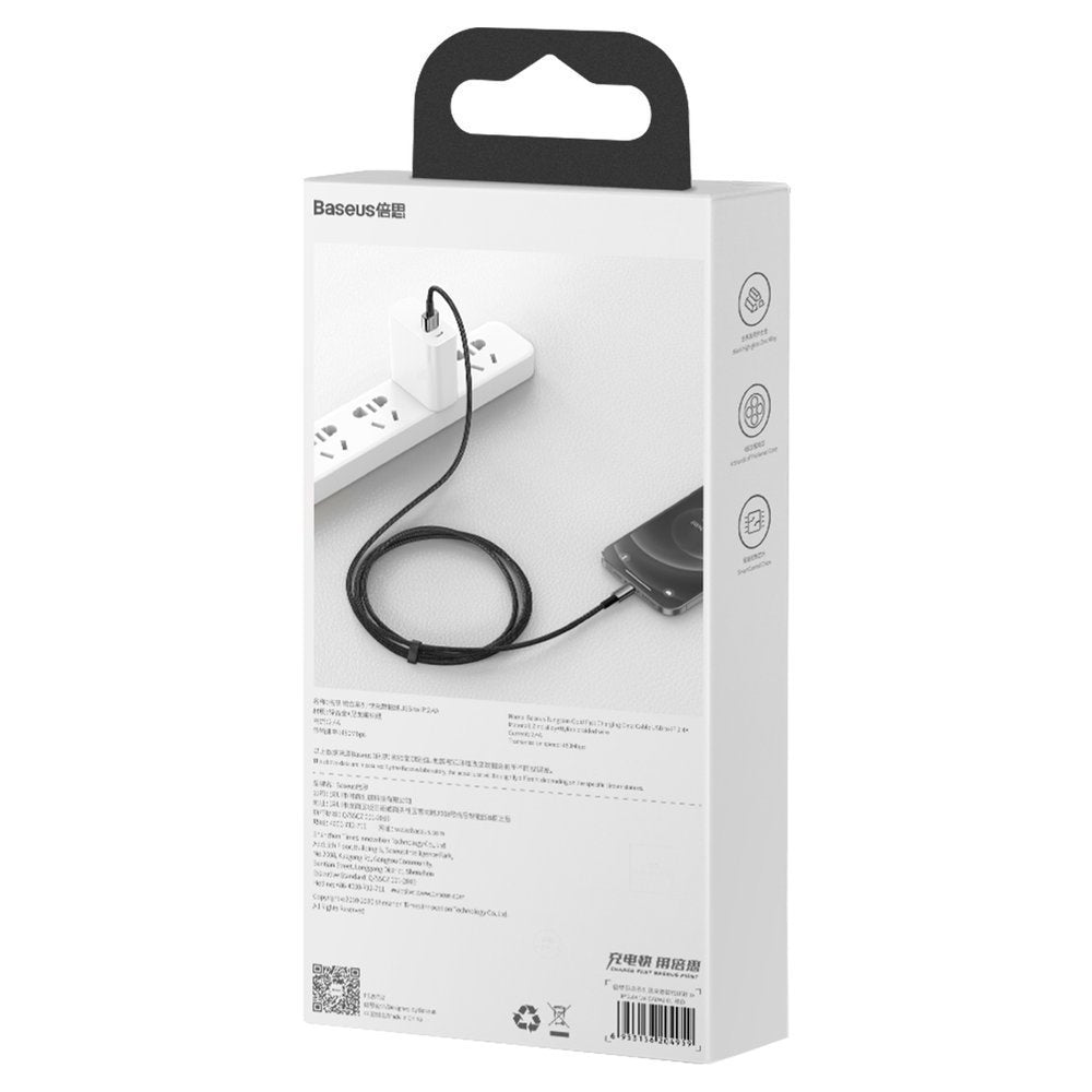 Baseus Tungsten kabel USB - Lightning 2,4 A 1 m