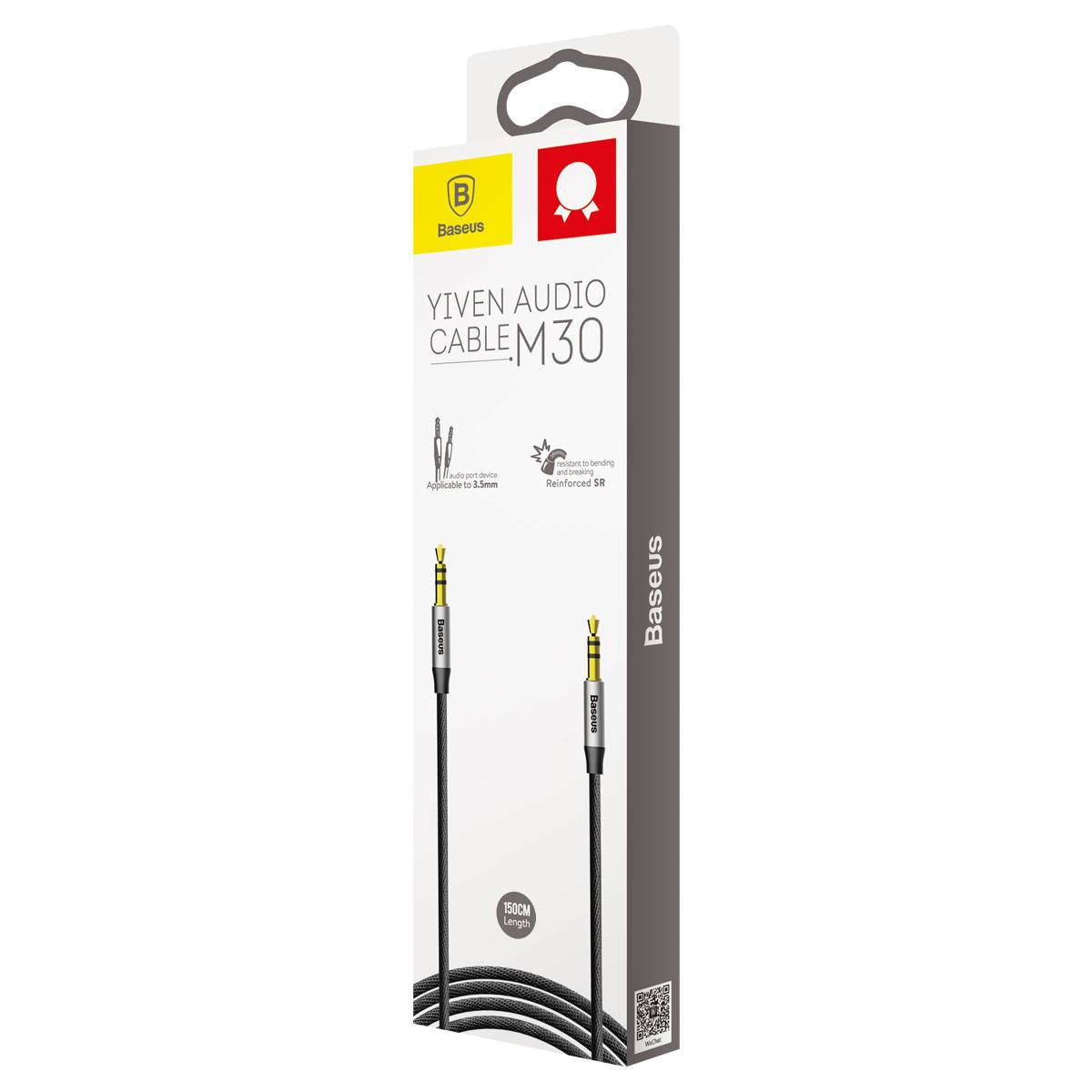 Baseus Yiven M30 Kabel audio stereo AUX mini jack 3,5 mm 1,5 m