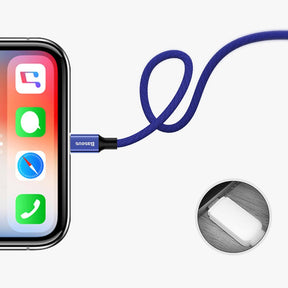 Baseus Yiven Kabel USB-A / Lightning 1,2 m w materiałowym oplocie