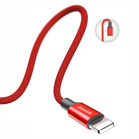 Baseus Yiven kabel przewód w materiałowym oplocie USB / Lightning 1,8M