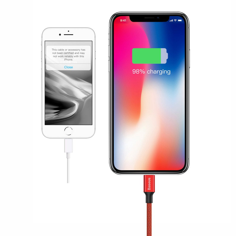 Baseus Yiven kabel przewód w materiałowym oplocie USB / Lightning 1,8M