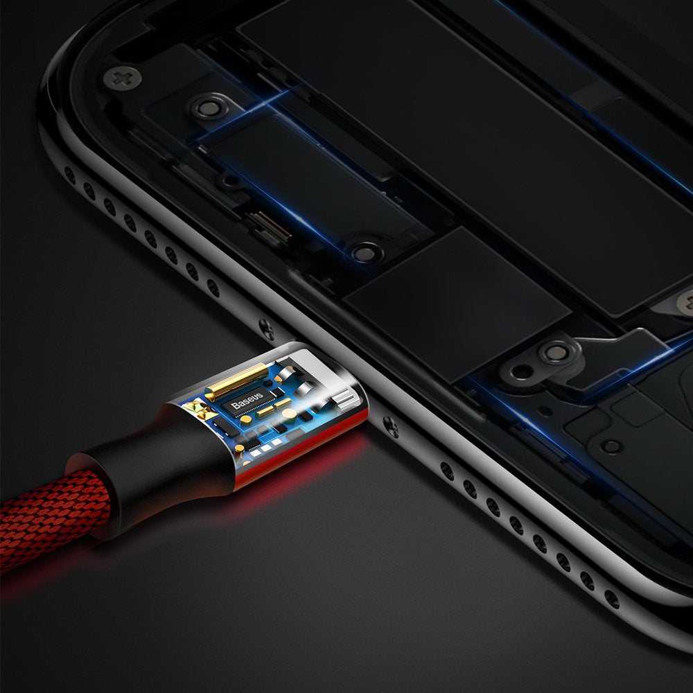 Baseus Yiven kabel przewód w materiałowym oplocie USB / Lightning 1,8M