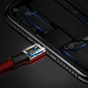 Baseus Yiven kabel przewód w materiałowym oplocie USB / Lightning 1,8M