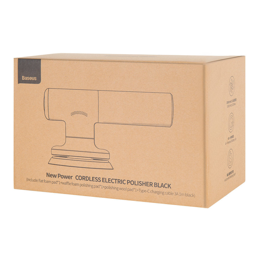 Baseus bezprzewodowa elektryczna maszyna polerska 30W 4000mAh (CRDLQ-B01)