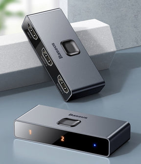 Baseus dwukierunkowy przełącznik rozdzielacz splitter switcher HDMI - 2x HDMI 4K / 30 Hz