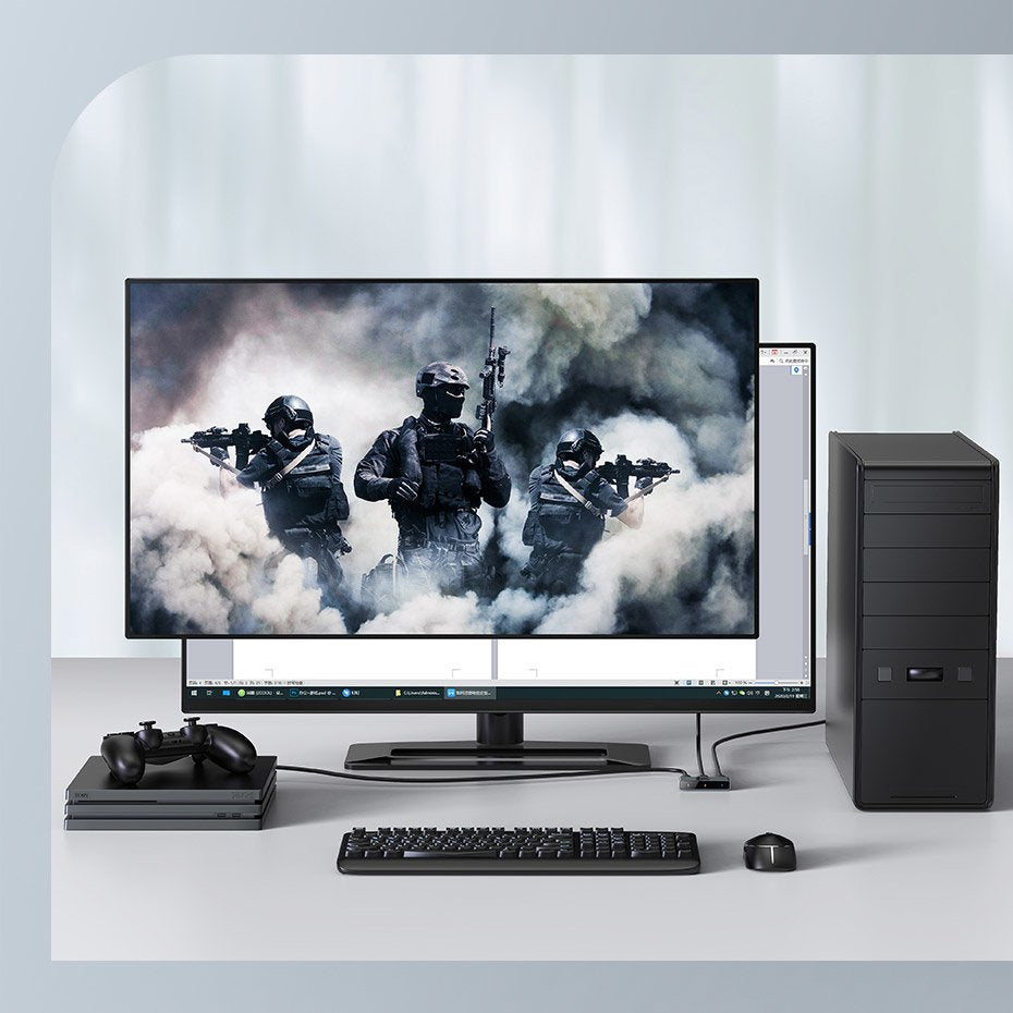 Baseus dwukierunkowy przełącznik rozdzielacz splitter switcher HDMI - 2x HDMI 4K / 30 Hz