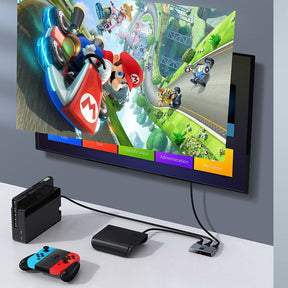 Baseus dwukierunkowy przełącznik rozdzielacz splitter switcher HDMI - 2x HDMI 4K / 30 Hz