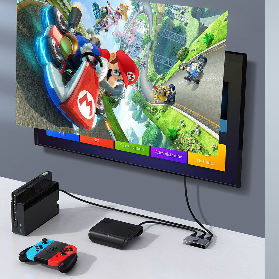Baseus dwukierunkowy przełącznik rozdzielacz splitter switcher HDMI - 2x HDMI 4K / 30 Hz