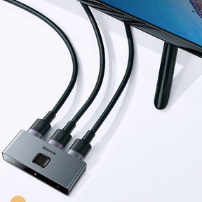 Baseus dwukierunkowy przełącznik rozdzielacz splitter switcher HDMI - 2x HDMI 4K / 30 Hz