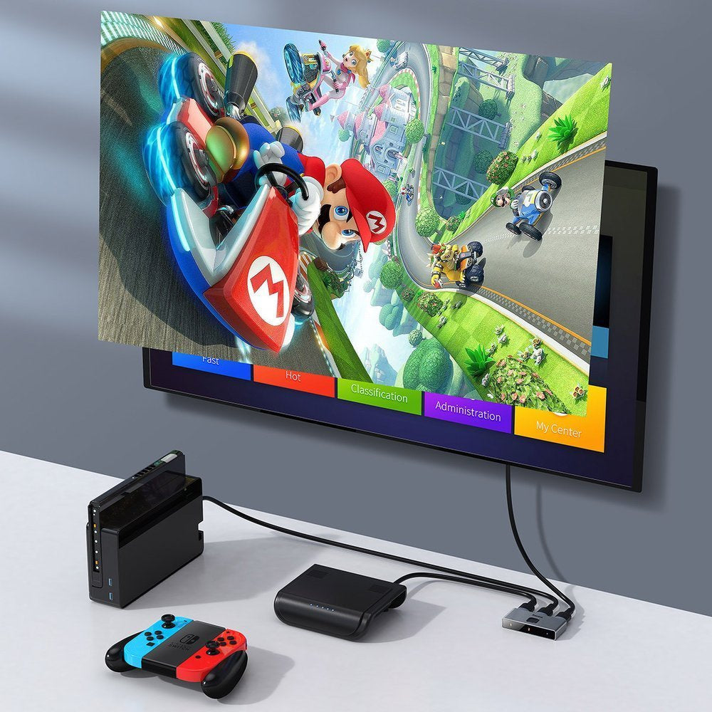Baseus dwukierunkowy przełącznik rozdzielacz splitter switcher HDMI - 2x HDMI 4K / 30 Hz