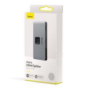Baseus dwukierunkowy przełącznik rozdzielacz splitter switcher HDMI - 2x HDMI 4K / 30 Hz