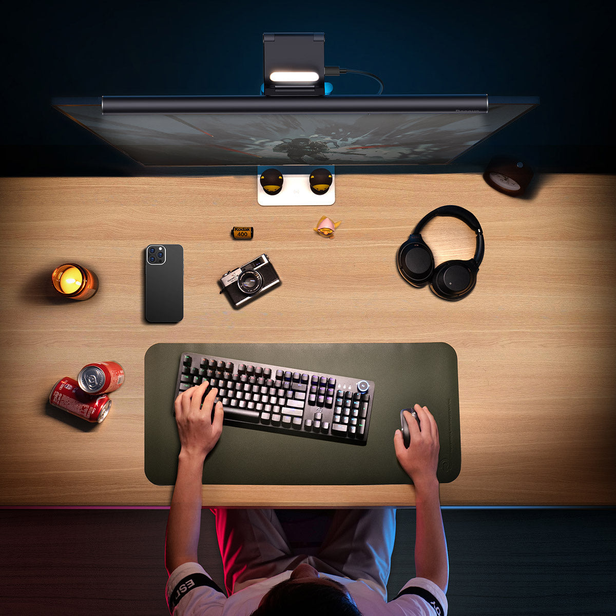 Baseus i-wok2 lampka LED na monitor do pulpitu oświetlenie ekranu