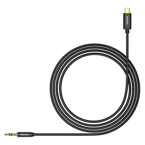Baseus Kabel audio stereo AUX 3,5 mm mini jack – USB-C 120 cm