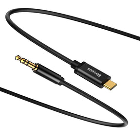 Baseus Kabel audio stereo AUX 3,5 mm mini jack – USB-C 120 cm
