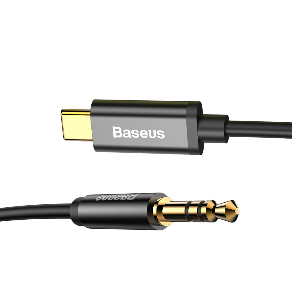 Baseus Kabel audio stereo AUX 3,5 mm mini jack – USB-C 120 cm