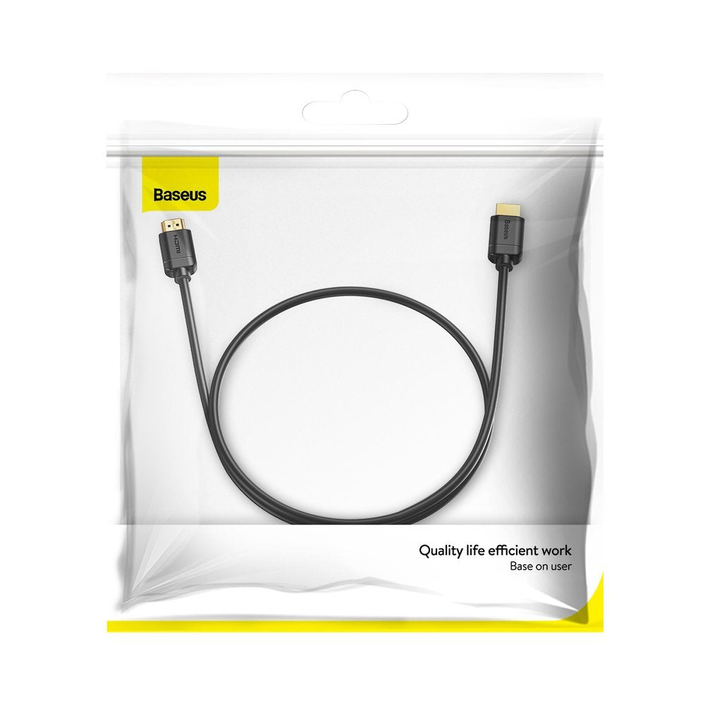 Baseus kabel przewód HDMI 2.0 4K 60 Hz 3D HDR 18 Gbps 1 m