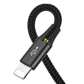 Baseus Kabel USB 4w1 2x Lightning / USB-C / micro USB w nylonowym oplocie 3,5A 1,2m