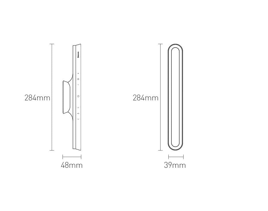 Baseus magnetyczna lampka nocna LED pod szafkę (DGXC-02)