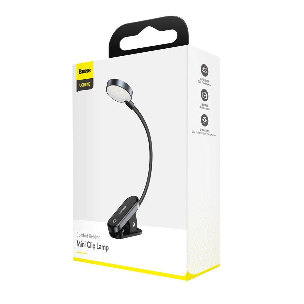 Baseus mini lampka LED z klipsem