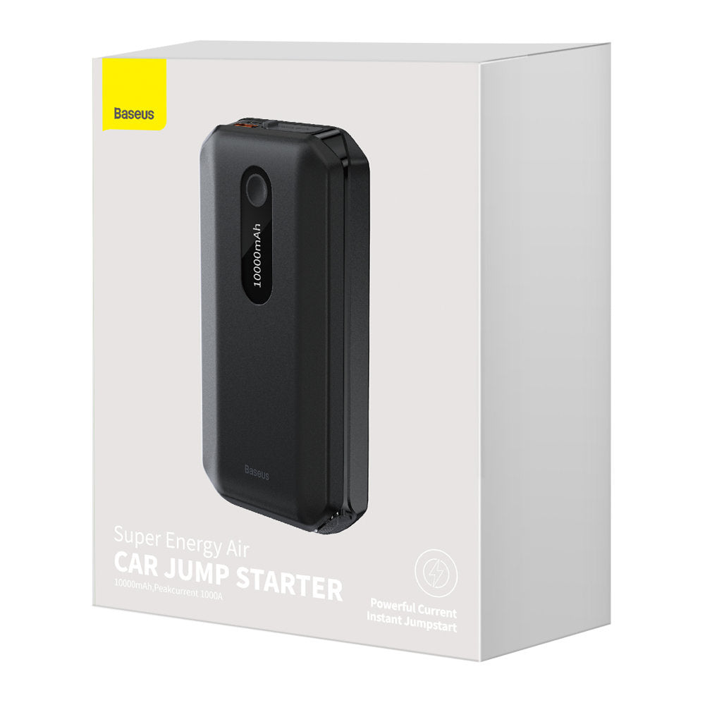 Baseus Power Starter Jump Starter urządzenie rozruchowe 10000mAh 12V (1000A / 500A)