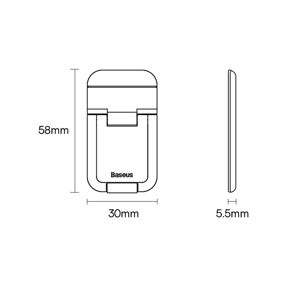 Baseus uniwersalne podstawki nóżki do laptopa (2 szt.)