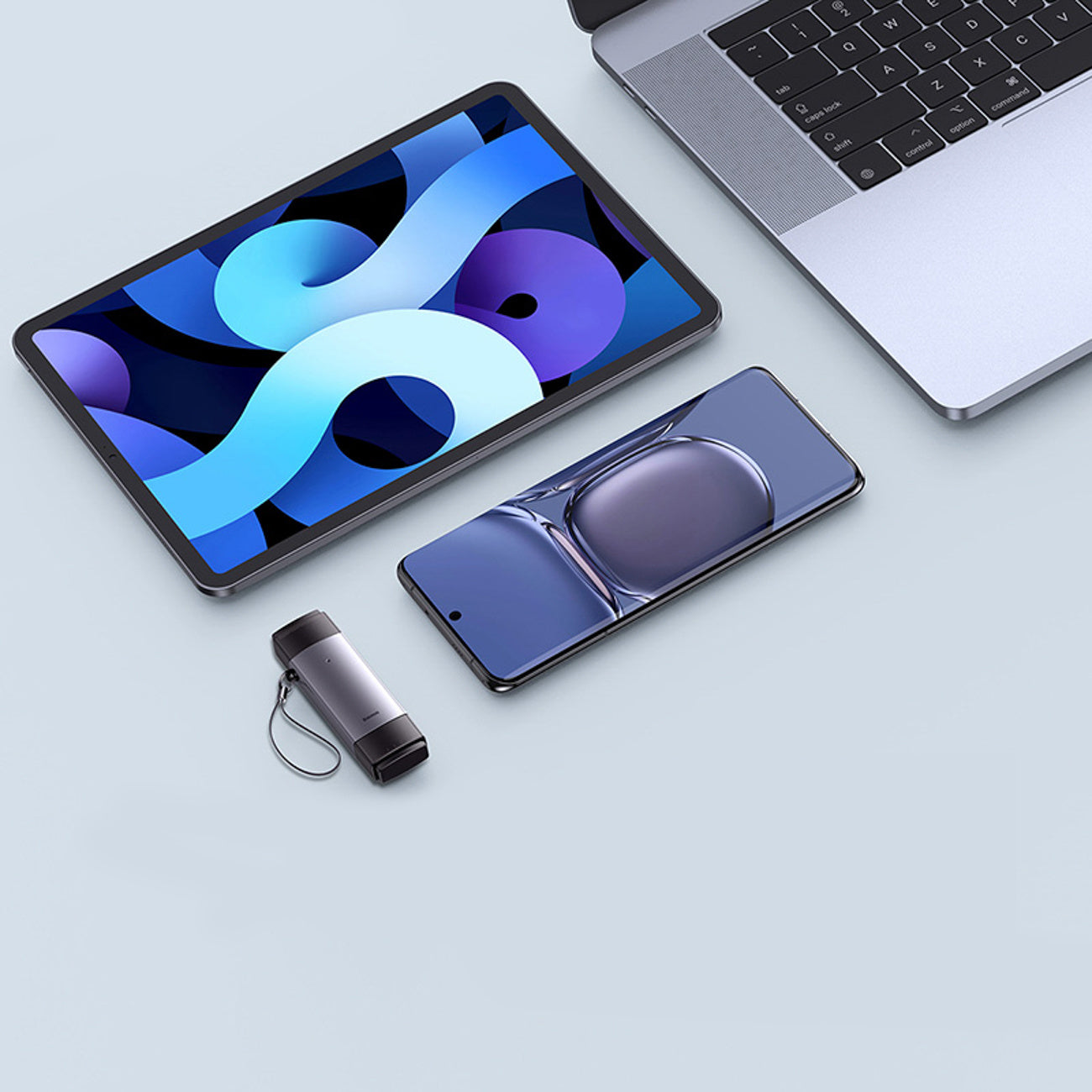 Baseus Lite Series Czytnik kart USB-A/USB-C 3.0 SD/TF