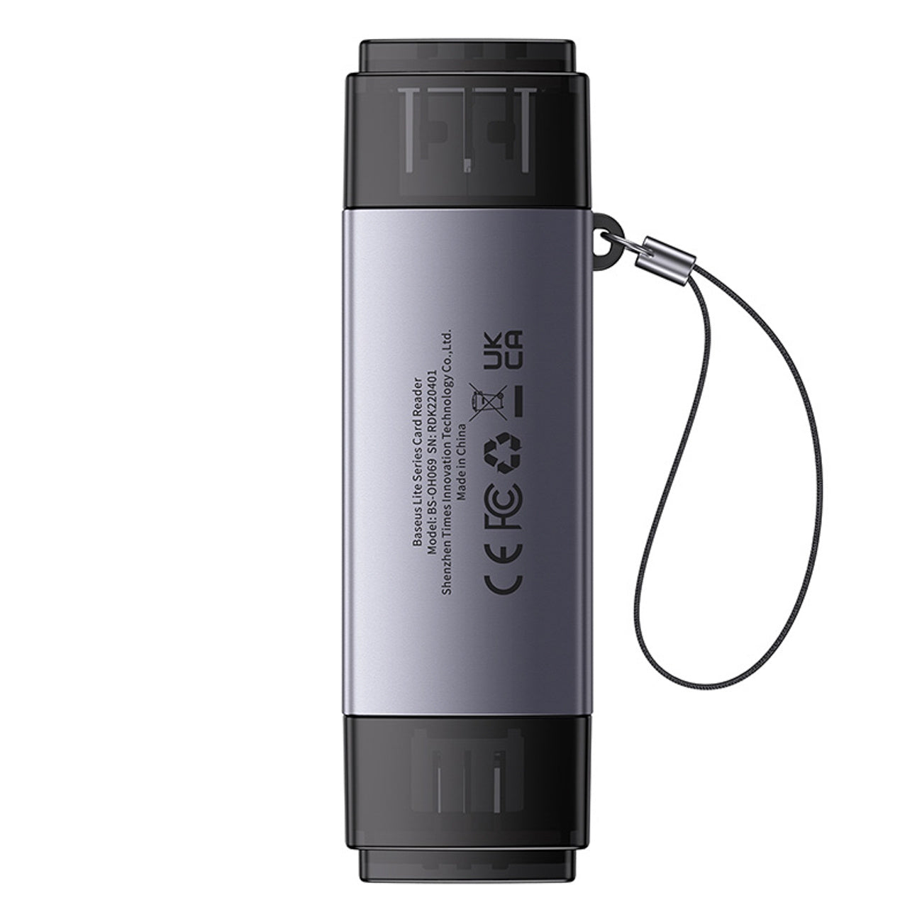 Baseus Lite Series Czytnik kart USB-A/USB-C 3.0 SD/TF