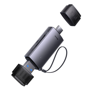 Baseus Lite Series Czytnik kart USB-A/USB-C 3.0 SD/TF