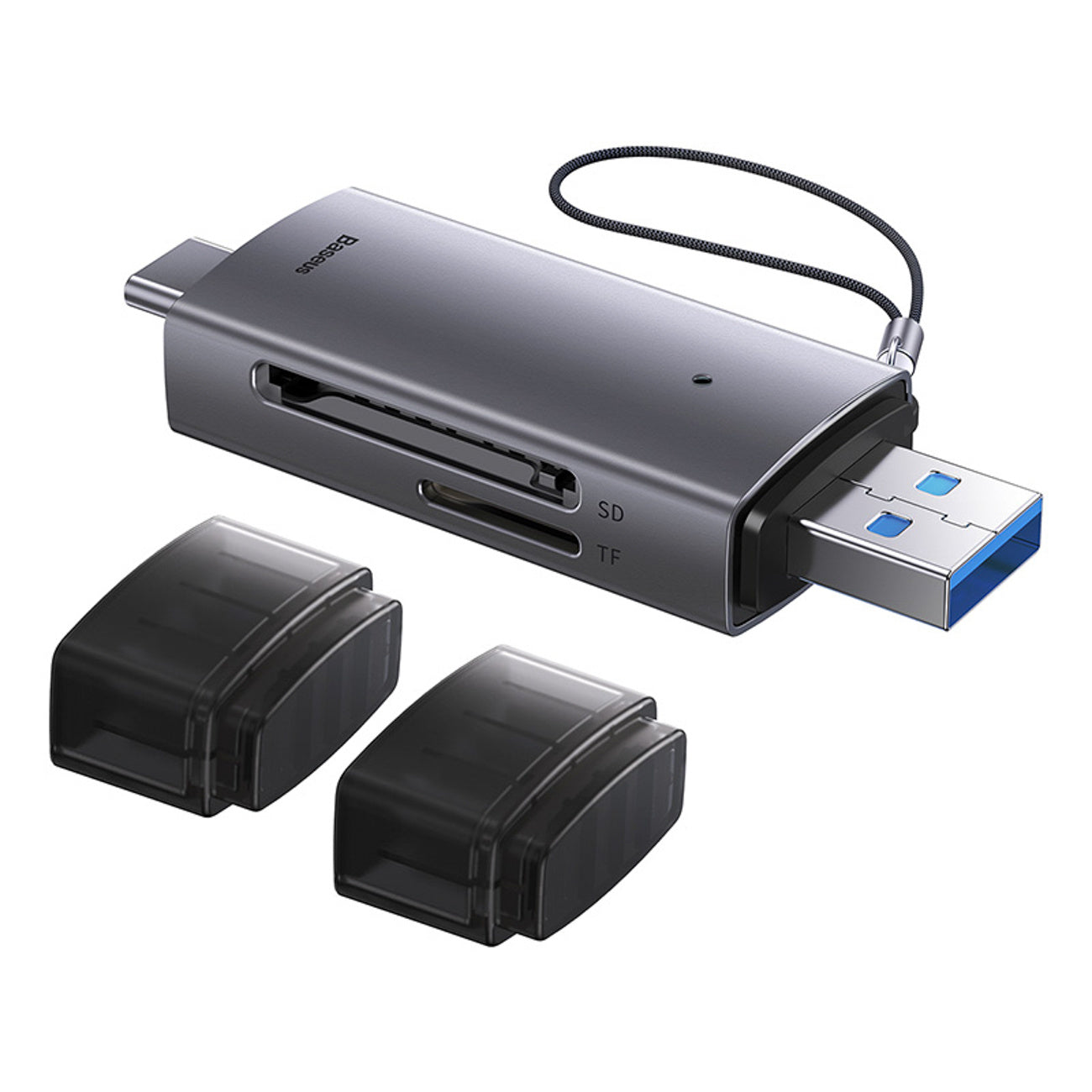 Baseus Lite Series Czytnik kart USB-A/USB-C 3.0 SD/TF
