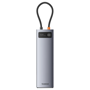HUB 11w1 Baseus Metal Gleam Series USB-C do USB-C PD / 3x USB-A 3.0 / USB-A 2.0 / HDMI / VGA / AUX / RJ-45 / SD TF