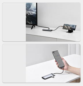 HUB Baseus Metal Gleam 6w1 USB-C