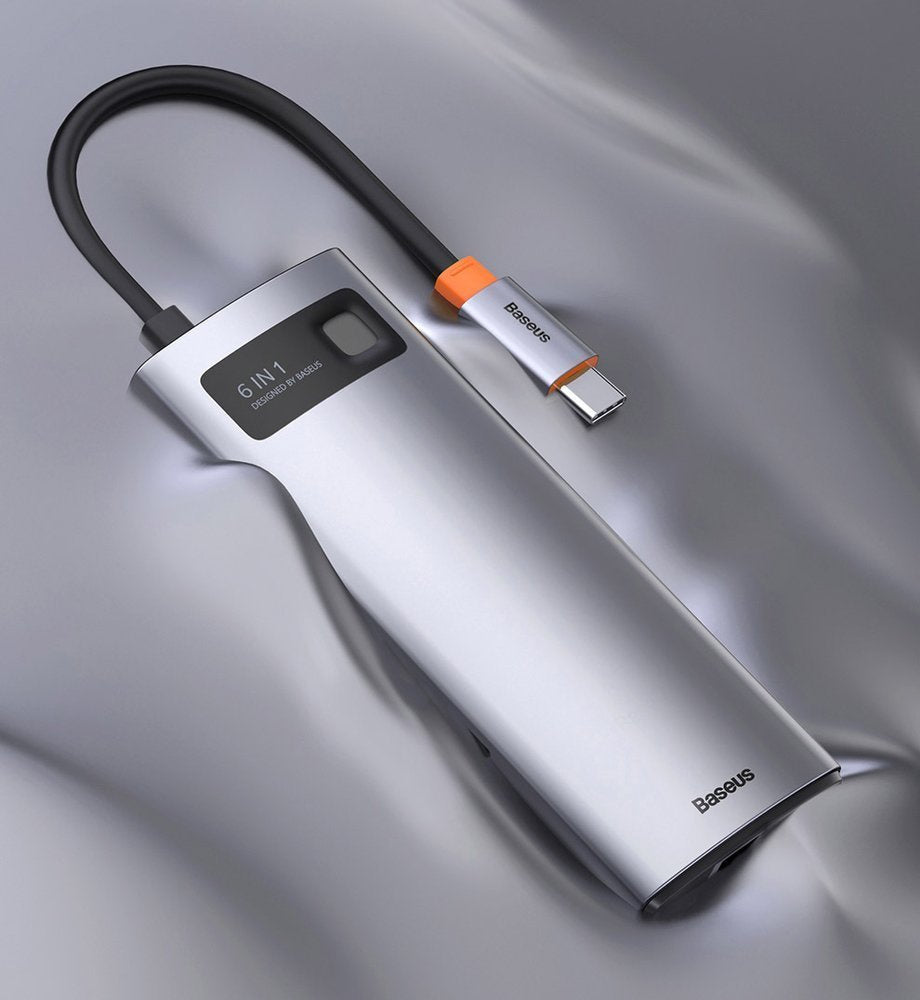 HUB Baseus Metal Gleam 6w1 USB-C