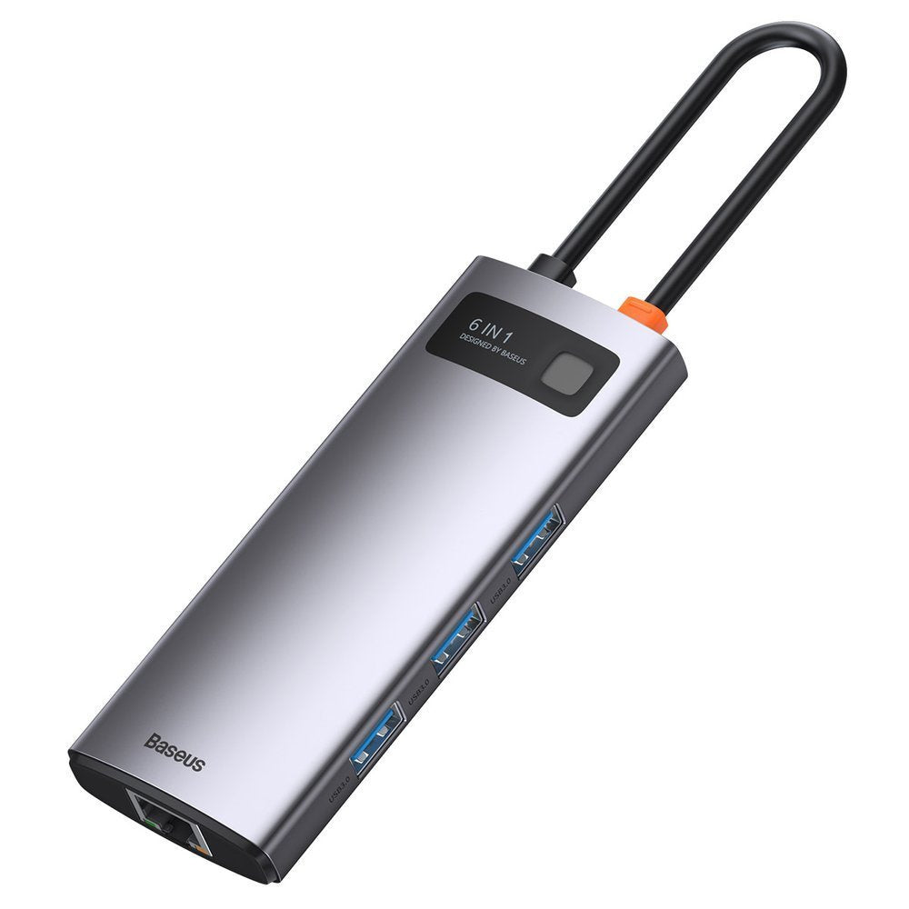 HUB Baseus Metal Gleam 6w1 USB-C