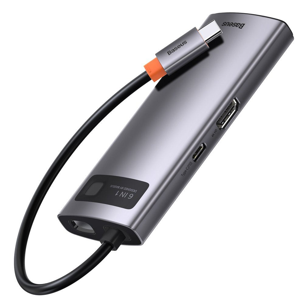 HUB Baseus Metal Gleam 6w1 USB-C
