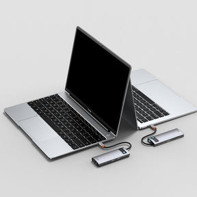 Hub Baseus Metal Gleam 8w1 USB-C - USB-C PD 100W HDMI 4K czytnik kart SD microSD USB-A 3.2 RJ45
