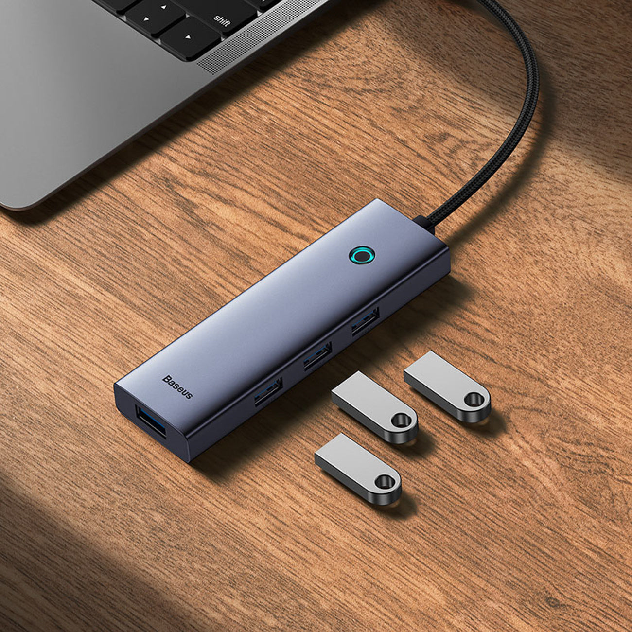 Baseus UltraJoy Series Hub 4 w 1 USB-C do 4 x USB-A 3.0